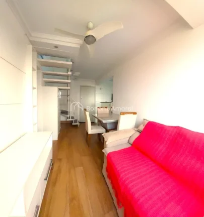 Imagem Linda cobertura mobiliada no Jardim Proença, Campinas, com 107 m² de área útil. O andar superior...