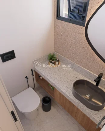 Imagem Casa com excelente projeto, acabamento primoroso, completa e integrada, feita sob medida para você ...