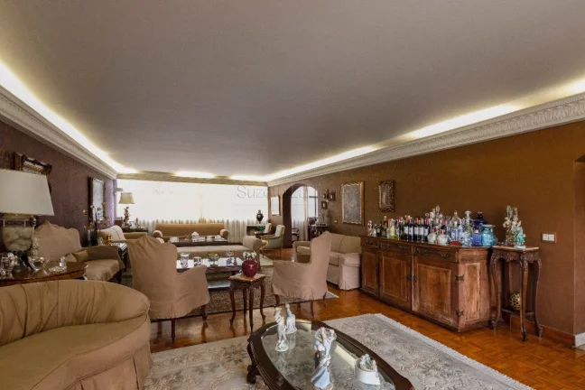 Imagem Apartamento com 397m², no Jardim América, amplo living com terraço, hall, lavabo, home theater/es...