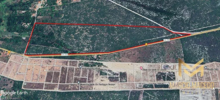 Imagem Terreno à venda, 379896 m² por R$ 6.078.336,00 - Jacarecoara - Cascavel/CE