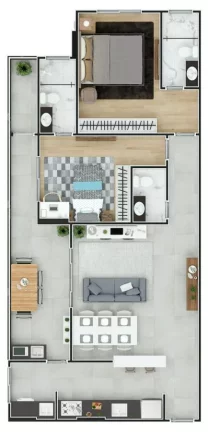 Imagem Apartamento para Venda em Praia Grande, Canto do Forte, 2 dormitórios, 1 suíte, 1 banheiro, 1 vaga