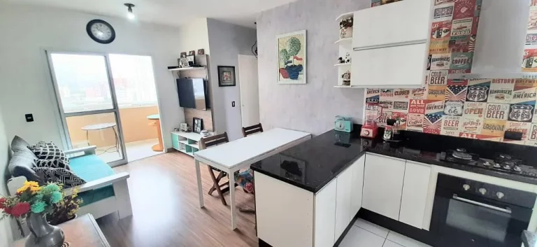Imagem Apartamento 56 m² 2 Dormitórios Vista Livre e 2 Vagas de Garagens