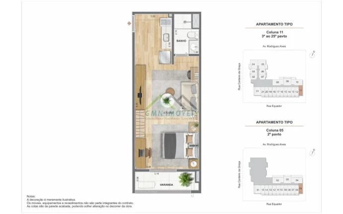 Imagem Farol da Guanabara - Apartamento 1 quarto, Porto Maravilha,RJ