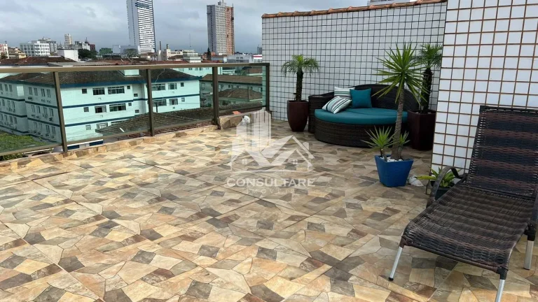 Imagem Cobertura com 3 dorms, Vila Valença, São Vicente - R$ 901 mil, Cod: 25238