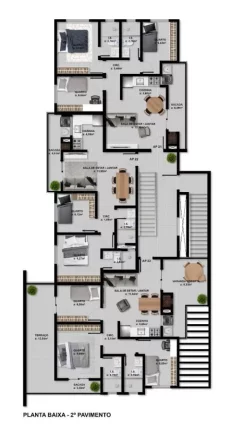 Imagem Apartamento para Venda em São José dos Pinhais, Afonso Pena, 2 dormitórios, 1 suíte, 2 banheiros, 1 vaga