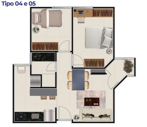 Imagem Apartamento 2 dormitórios para Venda em Teresina, Cristo Rei, 2 dormitórios, 1 suíte, 2 banheiros, 1 vaga