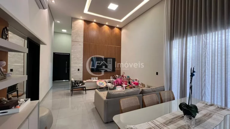 Imagem Casa à venda em Campo Grande-MS, Alphaville II: 2 quartos, 2 suítes, 3 salas, 2 banheiros, 4 vagas de garagem, 238m².