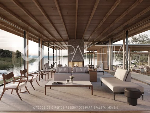 Imagem Terreno incrível com 5 mil m², vista livre 180° para a represa e uma Marina exclusiva à venda no residencial Brisas Avaré