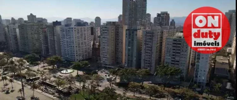 Imagem Na quadra da praia Apartamento com 2 dormitórios à venda, 97 m² por R$ 890.000 - Embaré - Santos/SP