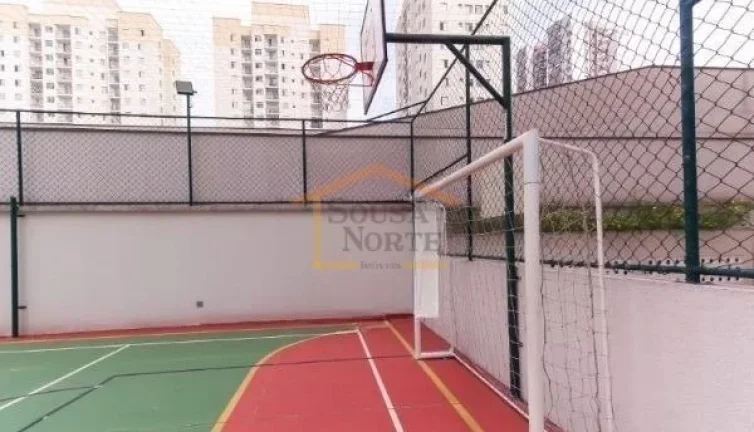 Imagem Apartamento com 55m², dispõe de 2 dormitórios, sendo 1 suite, 2 banheiros, sala para dois ambient...