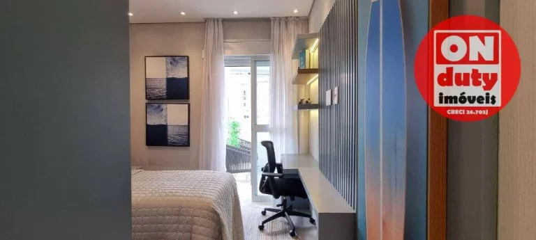 Imagem Apartamento com 2 dormitórios à venda, 84 m² por R$ 1.367.300,00 - Ponta da Praia - Santos/SP
