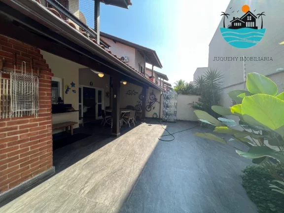 Imagem Casa Temporada - Praia de Juquehy, 4 suítes, 1 térreaa, piscina coletiva, churrasqueira, 3 vagas, 10 pessoas, serv. de praia, | Juquehy Imobiliária