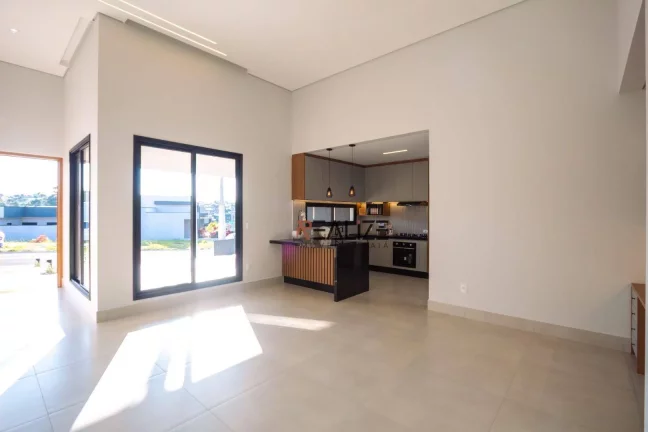 Imagem Casa moderna com 3 dormitórios à venda, 133 m² por R$ 1.230.000 - Condomínio Park Gran Reserve - Indaiatuba/SP
