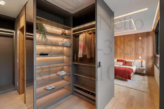 Imagem Apartamento no Brooklyn,Mobiliado Porteira fechada.3 Suites, 3 Vagas de Garagem