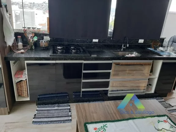 Imagem Santo André, apartamento cobertura, sem condomínio, 120 metro0s, 2 dormitórios, espaço gourmet , excelente localização e valor !
