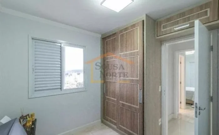 Imagem Apartamento 2 dormitórios, sendo 1 suíte, piso laminado, sala 2 ambientes, varanda gourmet com chu...