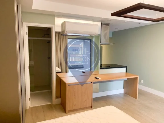 Imagem Studio de Alto Padrão para Locação no Brooklin Paulista, São Paulo-SP: 1 Quarto, 2 Salas, 1 Banheiro, 1 Vaga de Garagem, 64,25m².