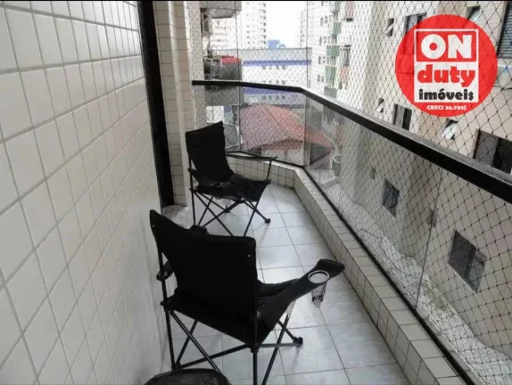 Imagem Apartamento com 1 dormitório à venda, 55 m² por R$ 299.000,00 - Tupi - Praia Grande/SP