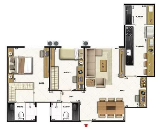 Imagem Vila Carioca Residences - Apartamento em Vila Isabel, Rio de Janeiro/RJ