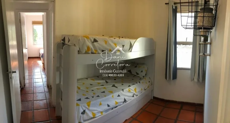 Imagem Apartamento à venda na Enseada, Guarujá-SP: 3 quartos, 2 salas, 2 banheiros, 1 vaga de garagem - 70,00 m² de área.
