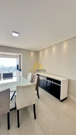 Imagem Apto venda 3 dorm vista livre mobiliado, 123m Cond Domo Life Centro SBC SP