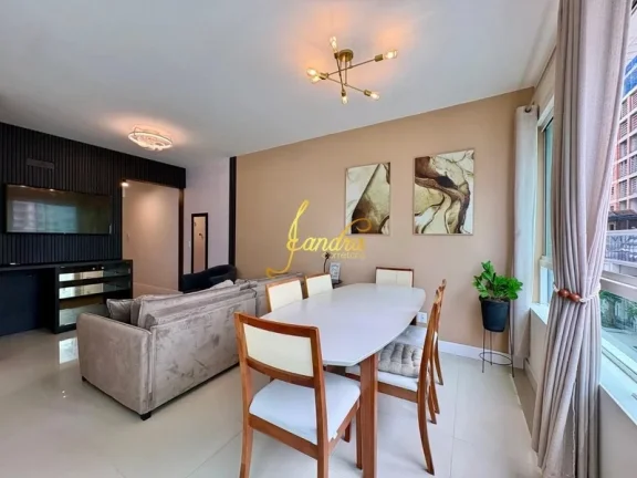 Imagem Belíssimo apartamento 3 dormitorios com vista para o mar mobiliado
