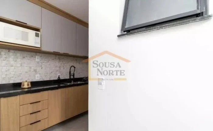 Imagem Apto decorado, 2 dormitórios, sala, cozinha, banheiro, área de serviço, 1 vaga. 37m².
Acabamento...