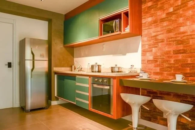 Imagem Apartamento novo. Lindo studio de 52M² - Brooklin. Mobiliado com moderna decoração. Possui vaga de garagem.