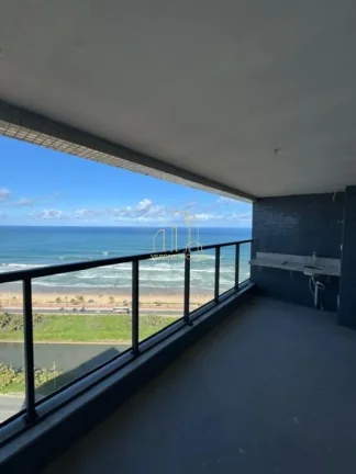 Apartamento de Luxo em Jaguaribe: 3 Suítes, Vista Mar, Varanda Gourmet e Infraestrutura Completa no Condomínio!