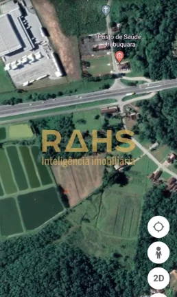 Imagem Terreno Beira da BR 101 de Garuva com 19.000,00 m². Setor Urbanistico FR Faira Rodoviaria Área tot...