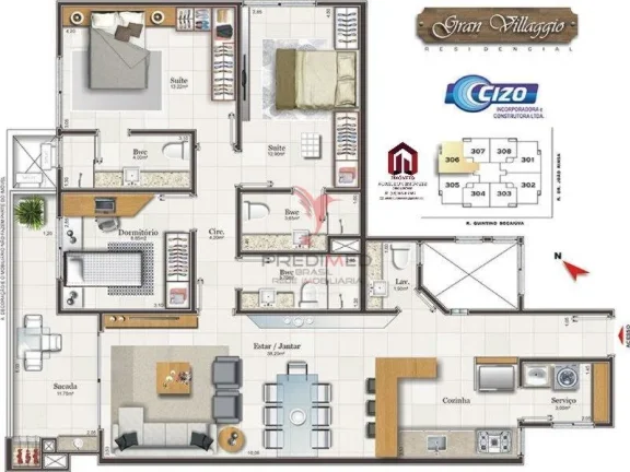 Imagem Residencial GRAN VILLAGGIO Imbituba SC Brasil