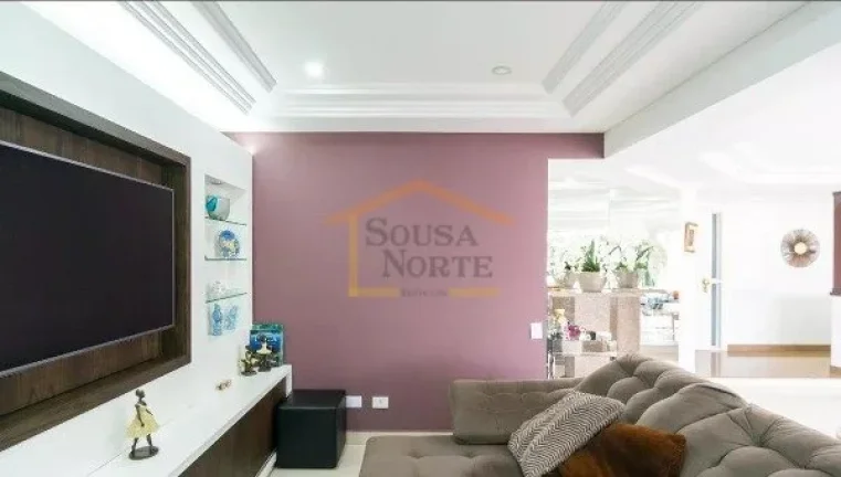 Imagem Excelente apartamento 230m², 4 dormitórios, sendo 4 suítes, closet, sala ampla com lareira, varan...