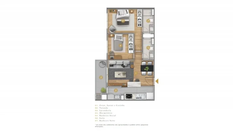 Imagem Apartamento na planta em Camboriú, Bairro Cedros