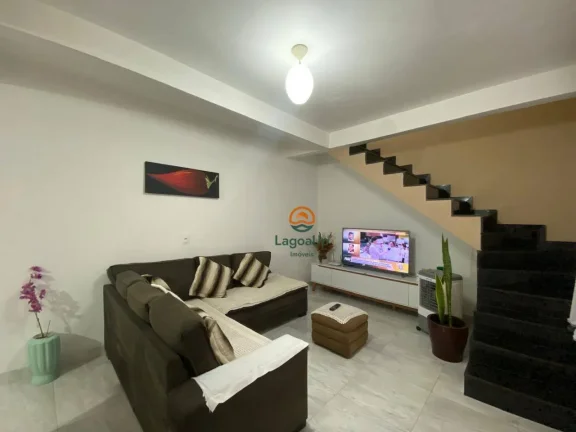 Imagem Casa com 3 dormitórios à venda, 102 m² por R$ 450.000 - Várzea - Lagoa Santa/MG