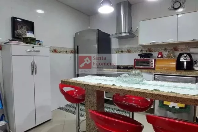 Imagem Sobrado para Venda em Santo André, Parque Marajoara, 2 dormitórios, 2 suítes, 3 banheiros, 2 vagas