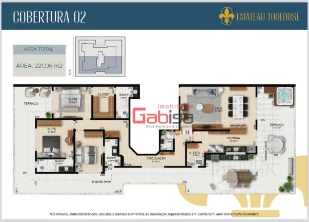 Imagem Apartamento com 2 dormitórios à venda, 108 m² por R$ 530.000,00 - Braga - Cabo Frio/RJ