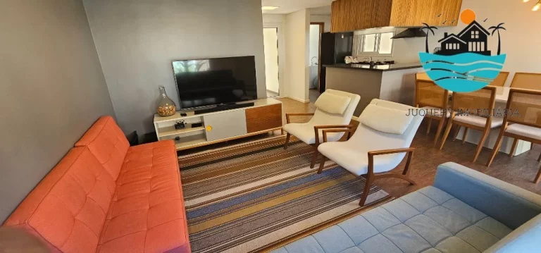Imagem Casa a venda, aluguel anual em Juquehy, 3 suítes, piscina, churrasqueira, 2 vagas, 8 pessoas, 147m² de área construída | Juquehy Imobiliária