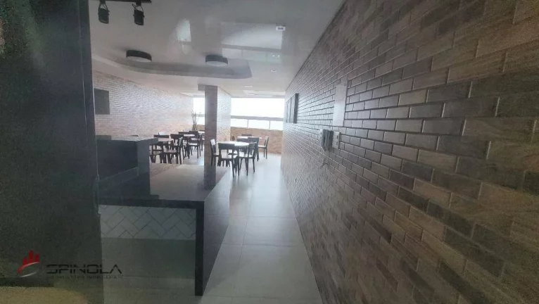 Imagem Apartamento com 1 dormitório à venda, 54 m² por R$ 470.000,00 - Real - Praia Grande/SP