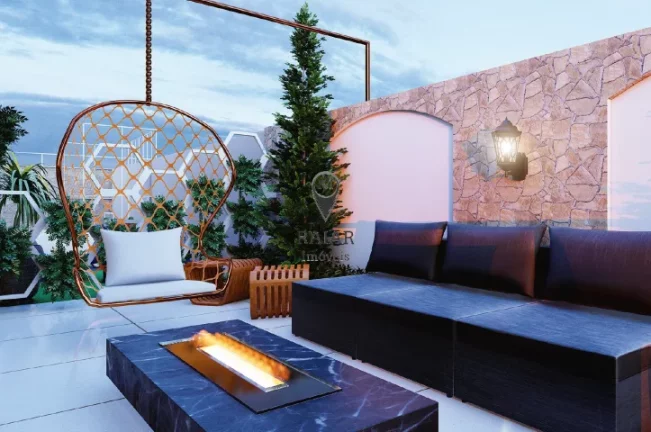 Imagem Linhas clássicas em um projeto inteligente de arquitetura. Tem uma fachada harmoniosa e elegante, s...