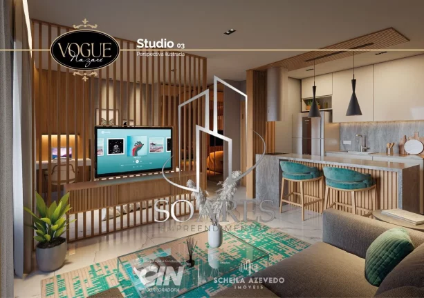 Imagem Vogue Nazaré - Studios e Apartamentos de 1 e 2 quartos (1 suites) em Nazaré - Belém Alto Padrão 01