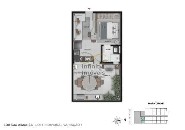 Imagem WALK LOUIRDES - Apartamento à venda no bairro Lourdes - Belo Horizonte/MG