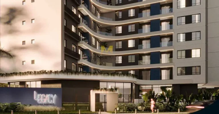 Maravilhoso Apartamento à venda, no RESIDENCIAL LEGACY LIFE CONCEPT no Centro de Pinhais, com 1 a 2 quartos, 30,71m2