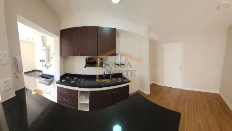Imagem Apartamento moderno e arejado, de frente para a piscina e com sol o dia todo, com 42,77 m², 2 dormi...