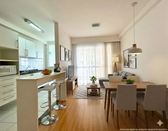 Imagem Apartamento 2 Quartos no Garden Ecoville em frente a Universidade Positivo