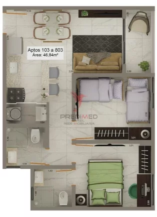 Imagem Apartamento Urban Living Tambia