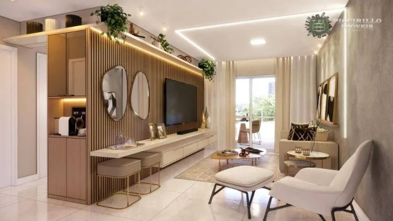 Imagem Apartamento com 2 dormitórios à venda, 82 m² por R$ 550.000,00 - Aviação - Praia Grande/SP