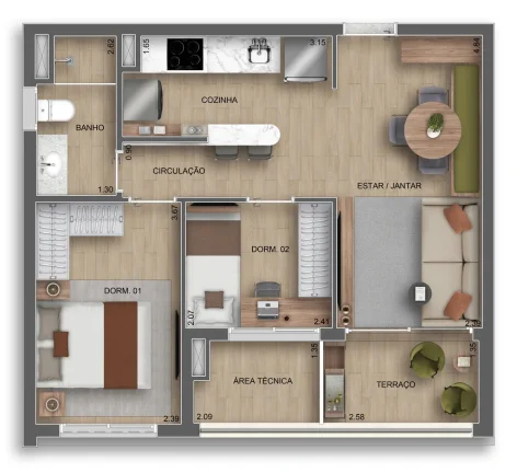 Imagem APARTAMENTO RESIDENCIAL em São Paulo - SP, Vila Azevedo