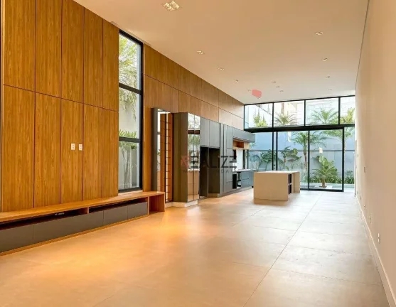 Imagem Casa moderna com 3 suítes e escritório a venda, por R$ 3.190.000 - Condomínio Alto Padrão - Indaiatuba/SP