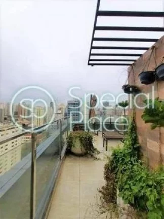 Imagem Excelente cobertura duplex com 142m² ! Impecável ,clean, planejados sob medidas , ar condicionados...