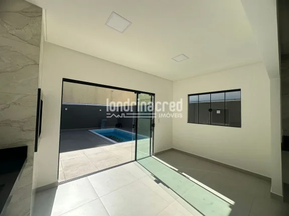 Imagem Casa à venda, Condomínio Santa Regina, 3 quartos, 3 suítes, 4 Vagas, piscina, Indústrias Leves, Londrina, PR